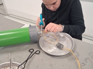 Κατασκευή  φίλτρου  αέρα με ΑΠΕ